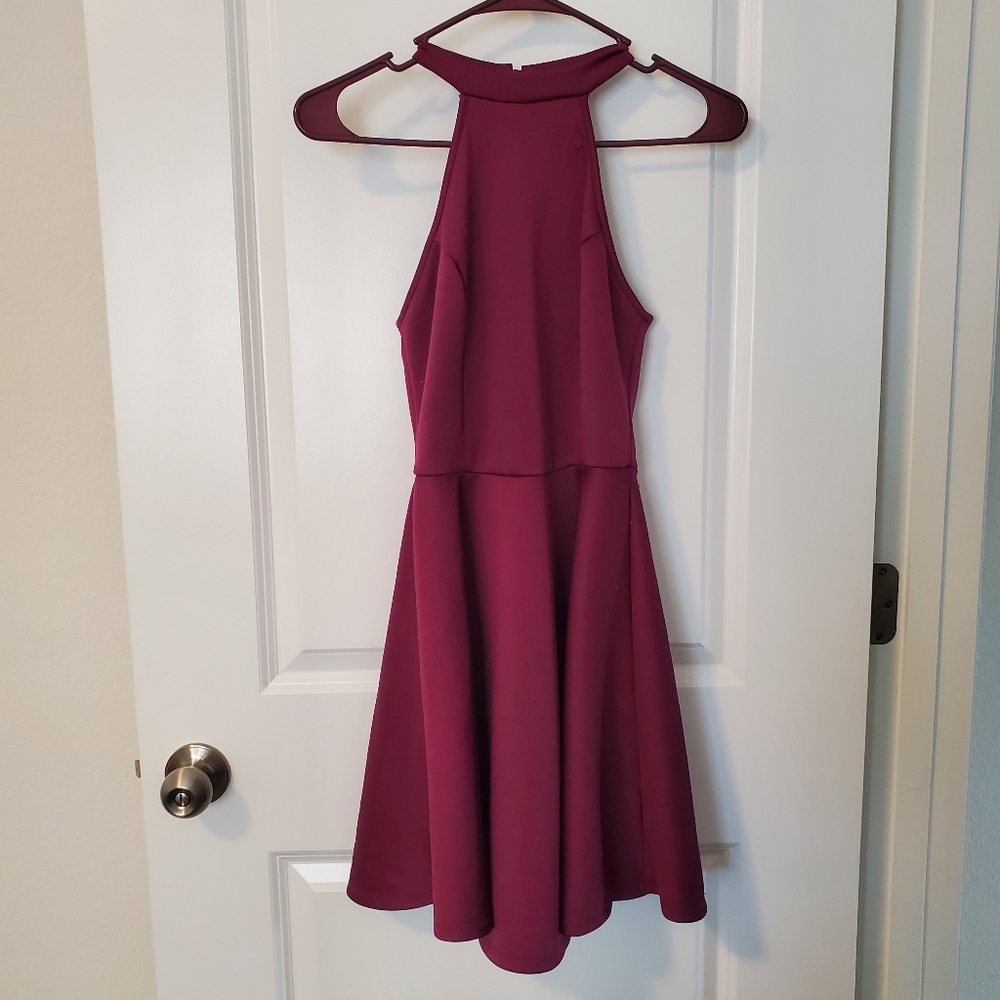 Purple Skater Dress